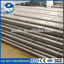 Factory round black steel pipe supply company